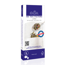 FINUM Filtry do herbaty TEA FILTERS L 40 sztuk