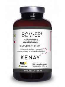 Kurkuma BCM-95® (CURCUGREEN®) czysty ekstrakt z kurkumy 300 kapsułek