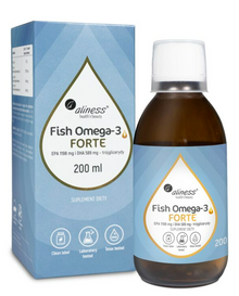 Aliness, Fish Omega 3 FORTE 50/25 Trójglicerydy, 200 ml