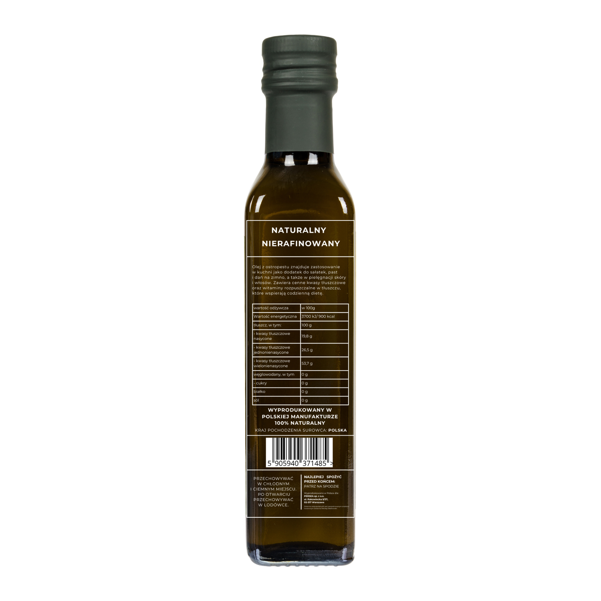 Olej z ostropestu 250ml