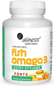 Fish Omega 3 FORTE Estry 500/250mg x 60 kapsułek