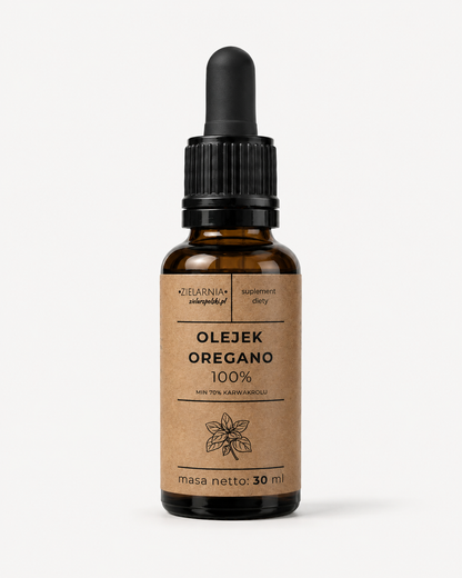 Olejek z oregano 100% 30ml ODPORNOŚĆ OCZYSZCZANIE