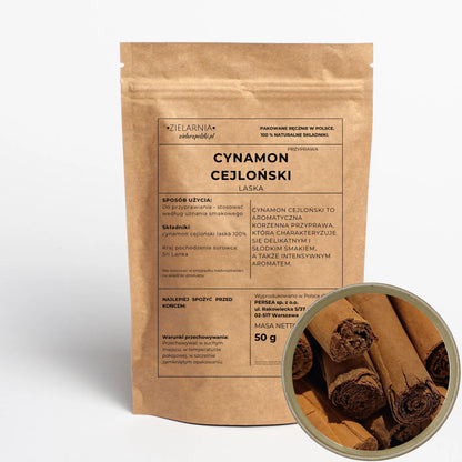 Cynamon cejloński laska 50g