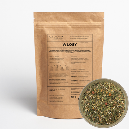 Włosy - herbatka ziołowa 100g