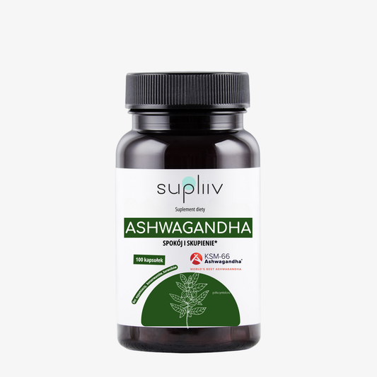 Ashwagandha KSM-66 100 kapsułek