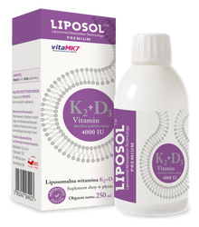 Liposol, Liposomalna Witamina K2 (Vita MK7) 100 uq + D3 4000 IU 250 ml
