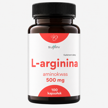L-arginina 500 mg 100 kapsułek