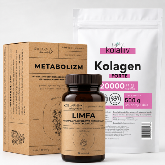 Zestaw LIMFA 40+ – limfa, kolagen i metabolizm