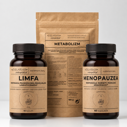 Zestaw LIMFA menopauza – limfa, metabolizm i równowaga