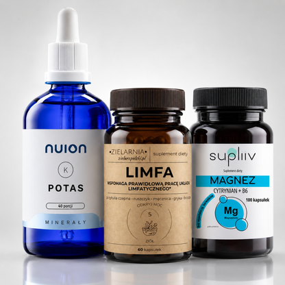 Zestaw LIMFA skurcz – magnez, potas i limfa