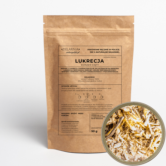 Lukrecja korzeń 50g ZIELARZPOLSKI.PL