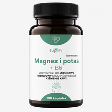 Magnez i potas + B6 100 kapsułek