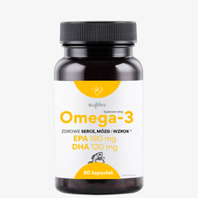 OMEGA 3 (EPA 180mg DHA 120mg) 90 kapsułek