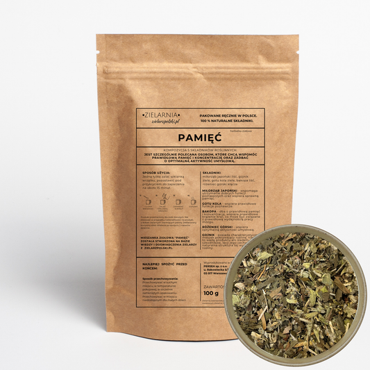 Pamięć - herbatka ziołowa 100g