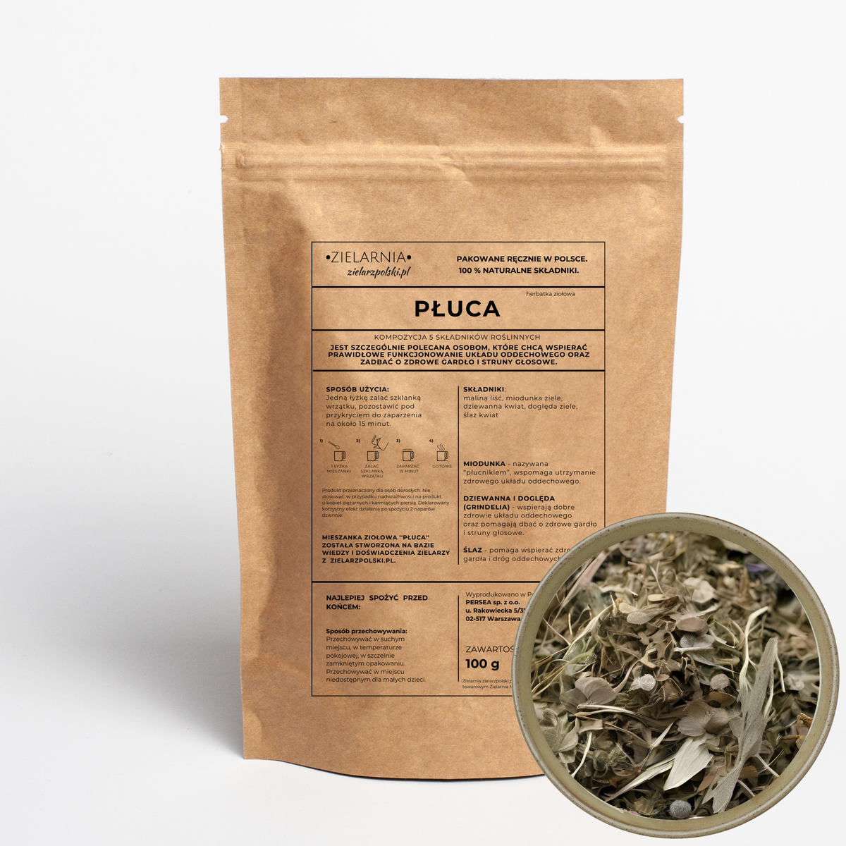 Płuca - herbatka ziołowa 100g