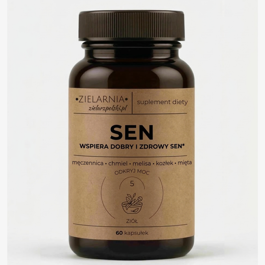 Zestaw SEN relaks i zdrowy sen - magnez, zioła na wyciszenie