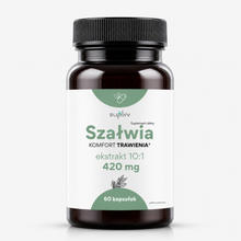 Szałwia ekstrakt 420mg 60 kapsułek