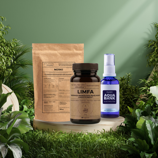 Zestaw LIMFA naturalny drenaż - zioła i elektrolity